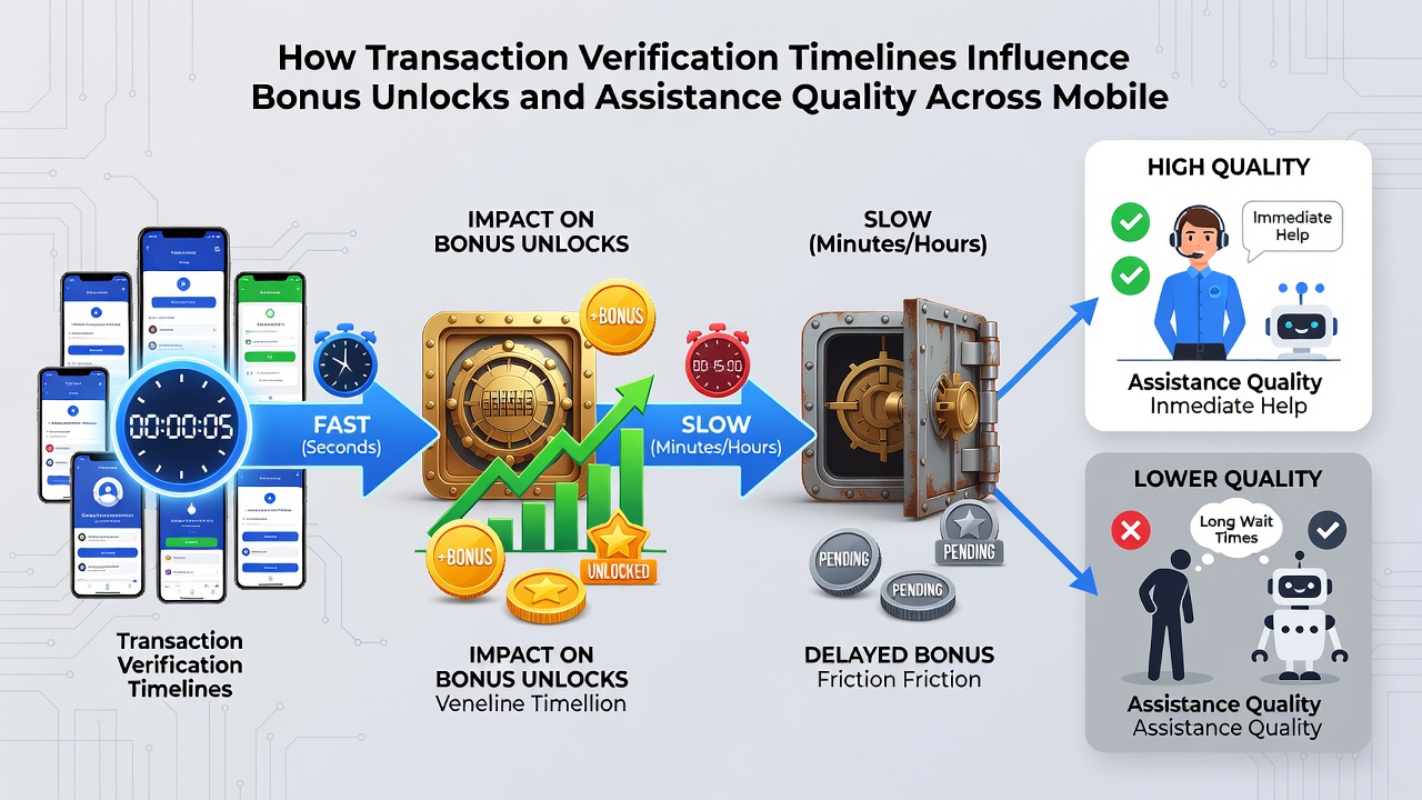 Live dealer stream interface showing support chat alongside transaction status updates during mobile gameplay