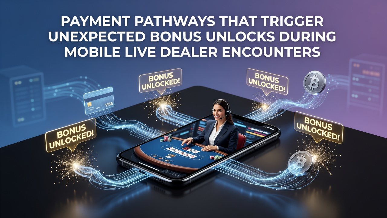 Mobile device displaying live dealer blackjack table with payment confirmation overlay showing bonus unlock notification