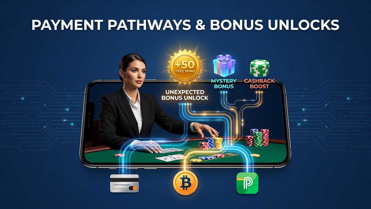 Close-up of smartphone screen showing live dealer baccarat stream alongside transaction history with highlighted bonus credit entry