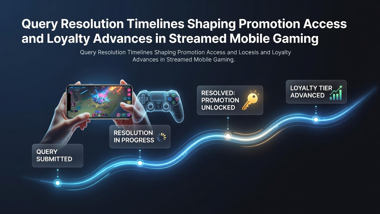 Mobile gaming interface showing streamed dealer sessions with support query indicators and loyalty progress indicators